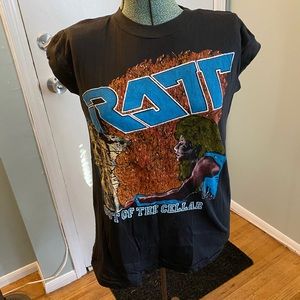 Ratt silk screen vintage tee